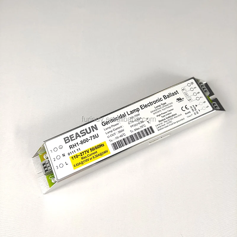 BEASUN High Quality Electronic Ballast RH1-800-75U for UV Germicidal Lamp 40-75W