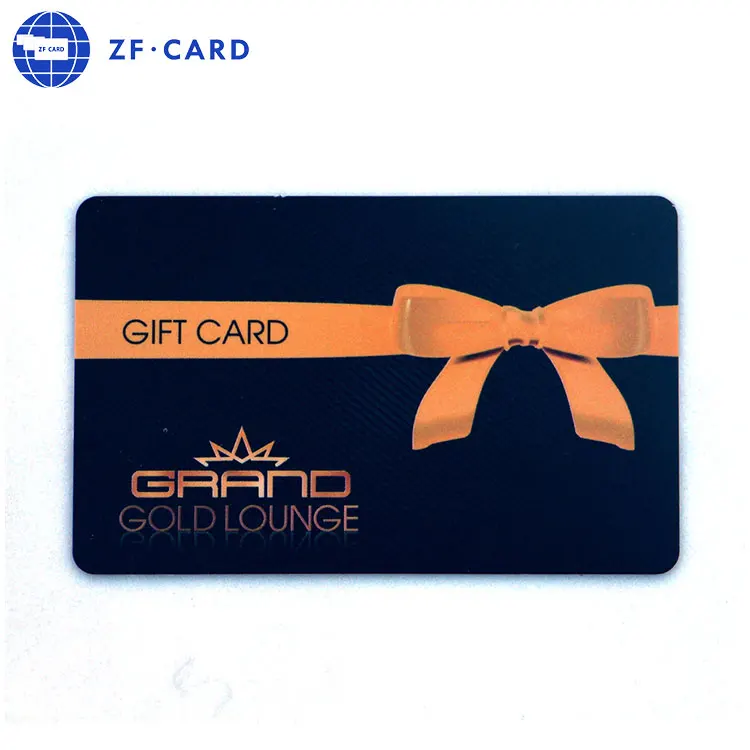 Fast Production Custom Printed Plastic PVC Gift Card with QR Code for store