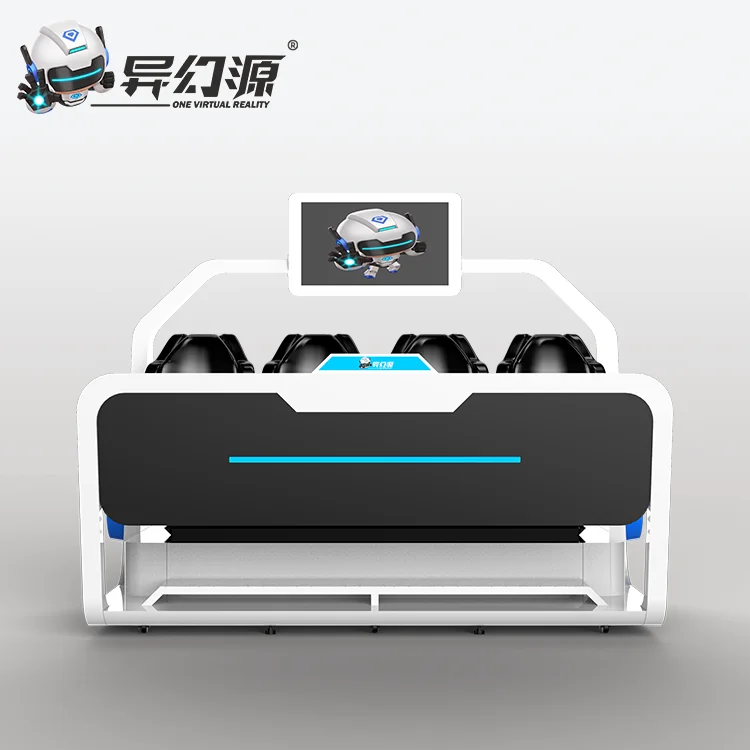  YHYVR New Model 9d vr electric platform 4 seats spaceship virtual reality VR cinema