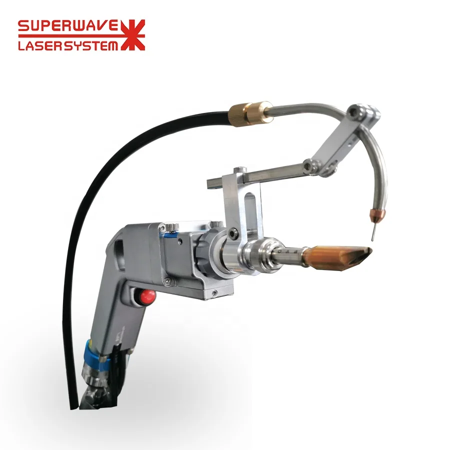 Ручная волоконная лазерная сварочная головка, лазерная сварка, алюминий, титан, нержавеющая сталь