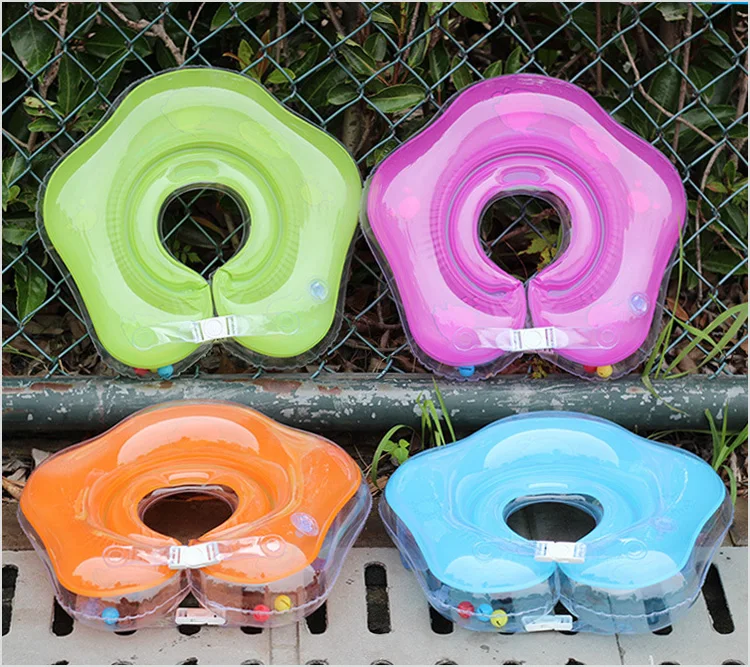 Safety Double Protection inflatable baby swimming float  neck ring