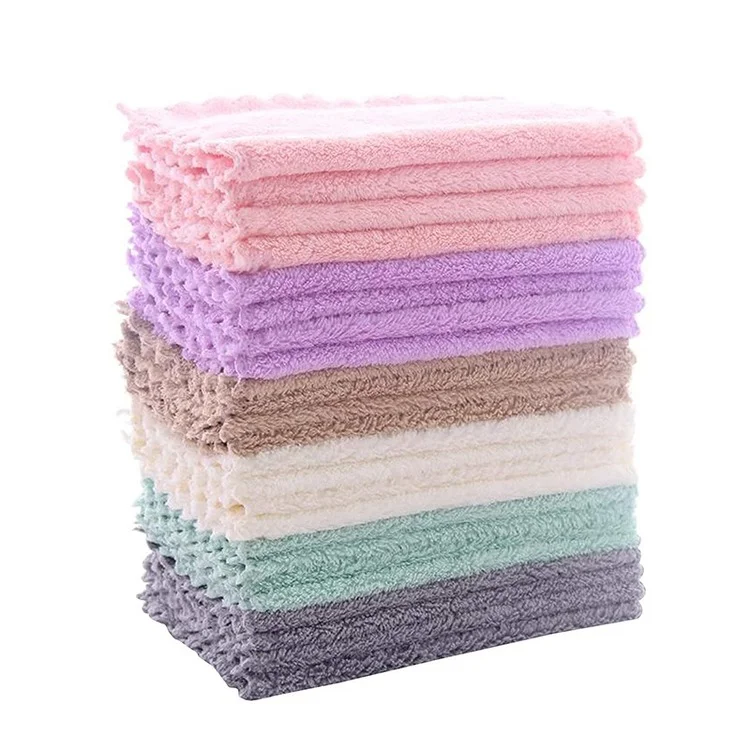
Kitchen Cleaning Dishwashing Towel Coral Wool Absorbent Towel Kitchen Rag New Dish Cloths 