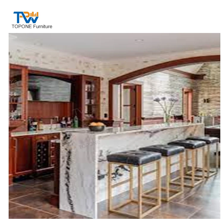 Contemporary Bar Designs Whisky and Cigar Bar Interior Decor Commercial Bar Counter for sale