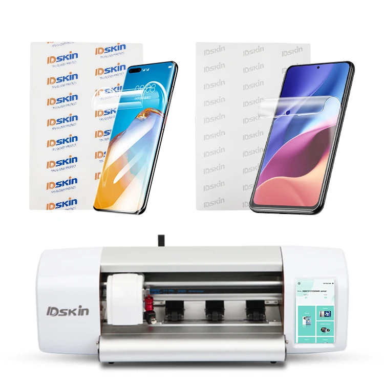 Custom Fully Automatic Smartphone Protective Cutter Mobile Phone Screen Protector Tpu Hydrogel Cutting Film Machine