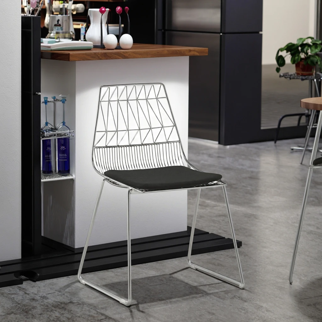 Factory Supply Outdoor Table and Chair Set Modern Design Restaurant Cafe Dining Chair for Kitchen Available for Sale