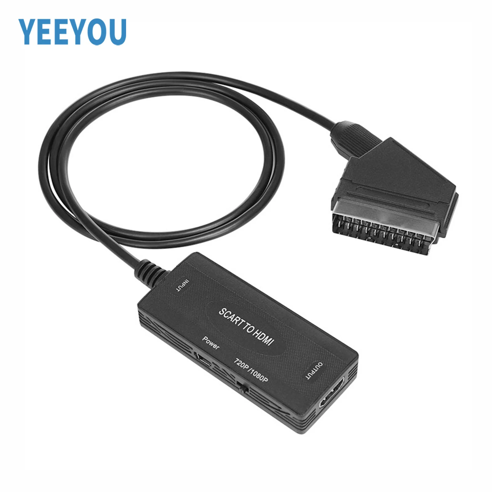 SCART to HDMl Converter 1080P HD SCART to HDM I Audio and Video Adapter