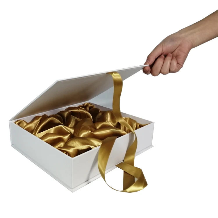 
Factory Directly Headwear Crown Jewelry Hair/Wig Extension Packaging Boxes Custom Stamped Logo Amazon Box 