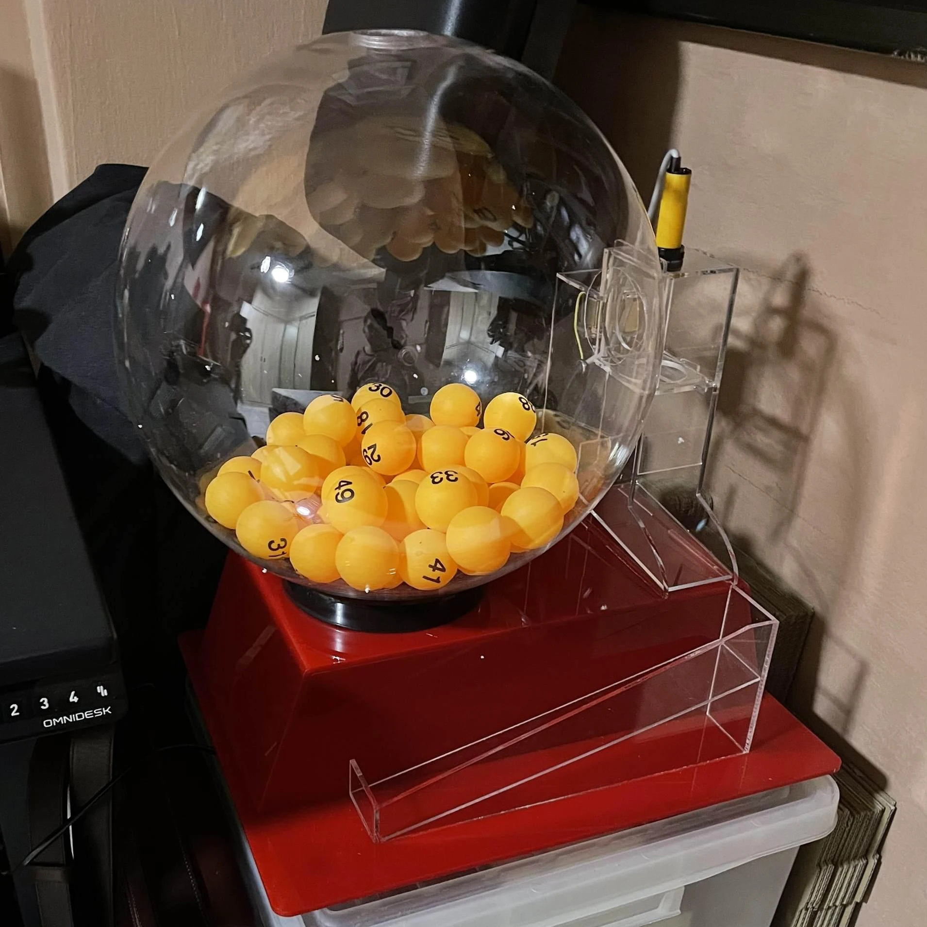 Automatic Electronic Lucky Bingo Lottery Game Machine Draw Electronic Lottery Automatic Lucky Box