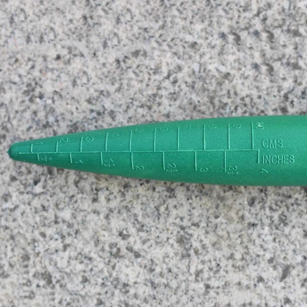 Plastic Outdoor Garden Hand Tool Sow Dibber with Handle Garden Hole Punch Planting Weeding Transplanting Seedling Tool