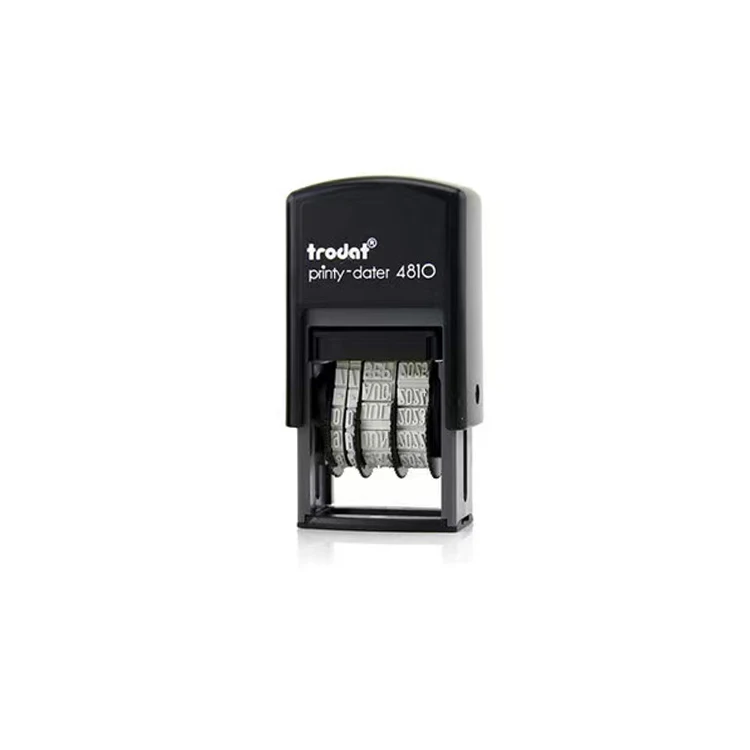 trodat good quality trodat self inking date stamp 4810 black dater stamp for office