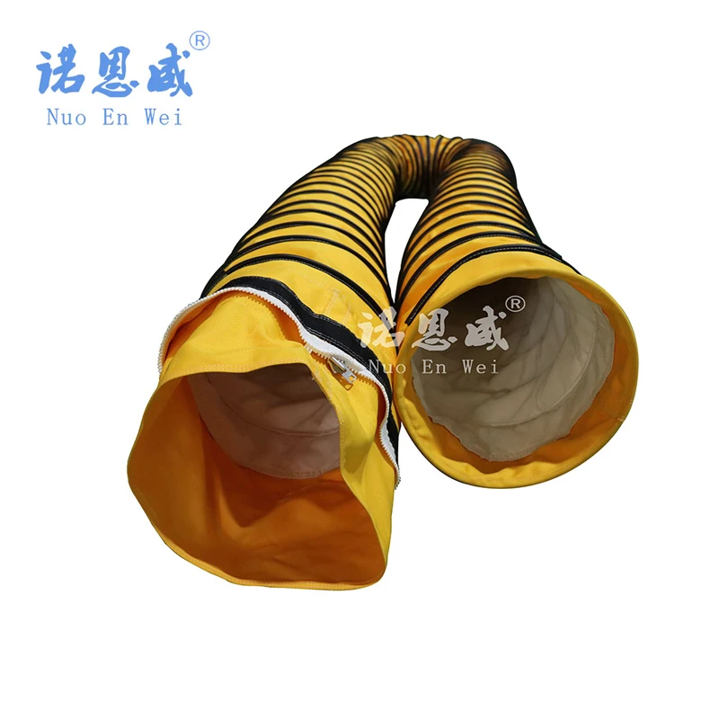200mm-600mm Lightweight air conditioner insulation Ventilation aircraft hose