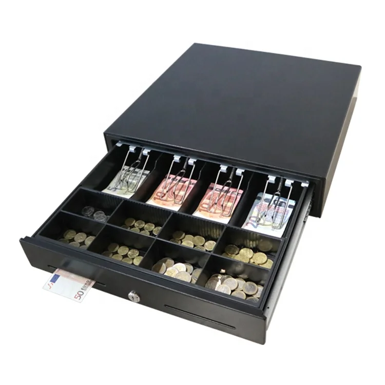 4or5 bills 8 coins strong durable security usb cash drawers for Restaurant