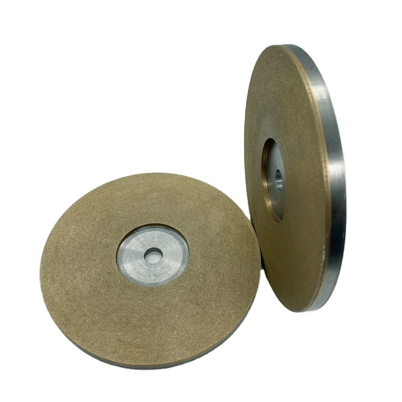 factory wholesale price 200mm Bronze diamond glass sintered grinding lapping disc for polishing glass gemstone