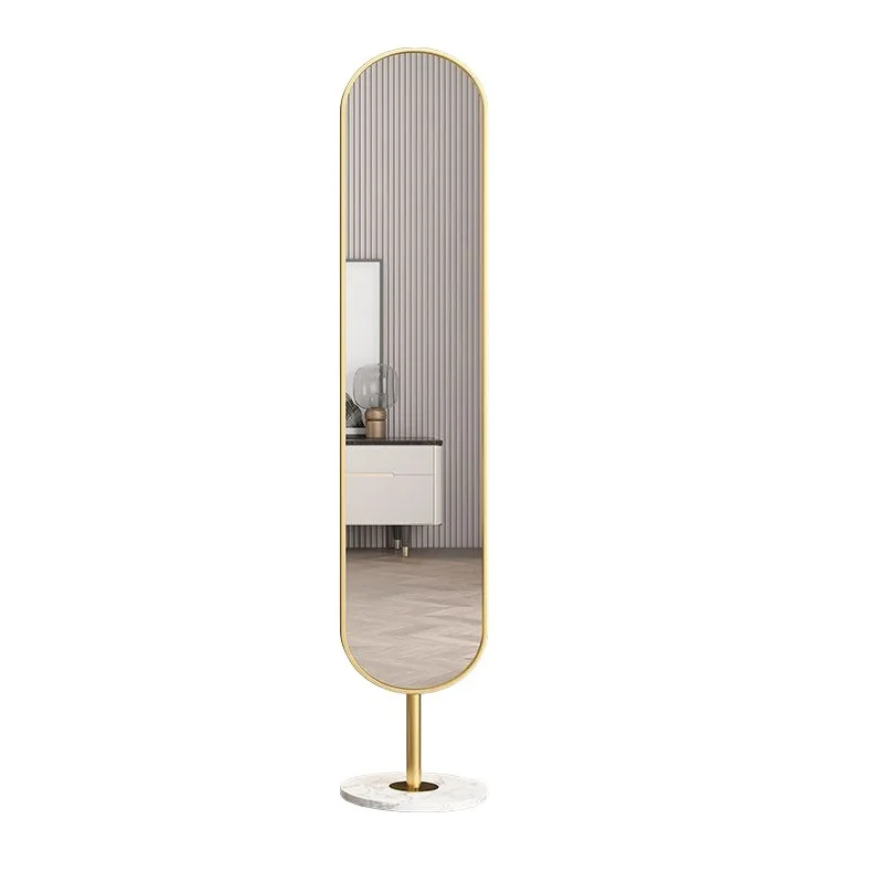 Affordable luxury style floor mirror home bedroom narrow  stereo dressing mirror modern simple with  girl  Mirror