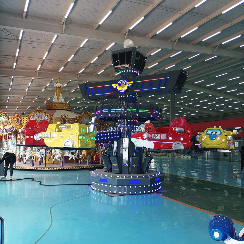 Other amusement park products 16 seats self control plane aircraft for sale