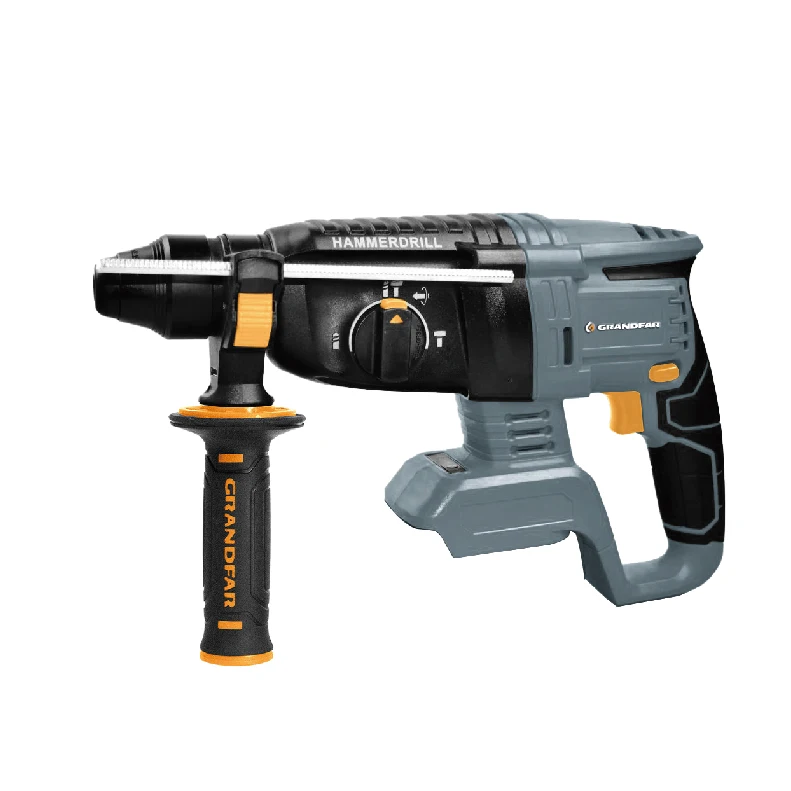 GRANDFAR 2024 new Design 20V Li-ion Battery operated rotary electric hammers cordless drill cordless impact hammer Drills