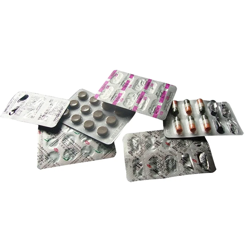 Blister foil pharmaceutical packaging aluminum foil for capsules packaging