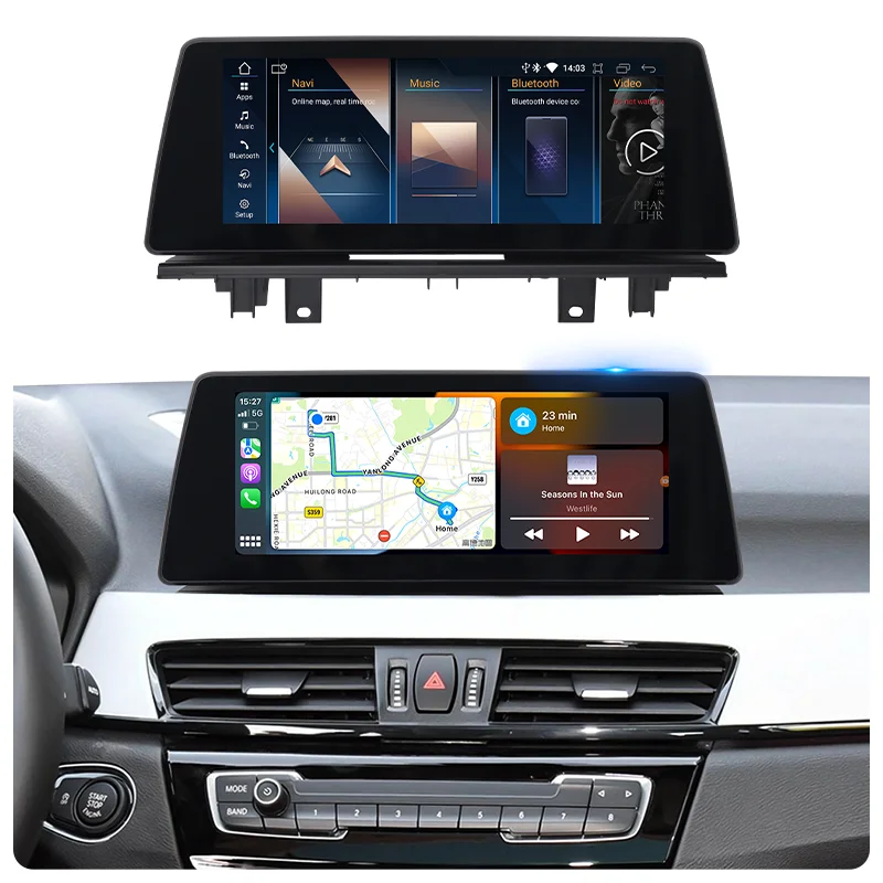 128gb octa core 10.25 inch /12.3 inch touch screen android car multimedia player for BMW X1 E84 2012-2015 F48 2016-2020 NBT EVO