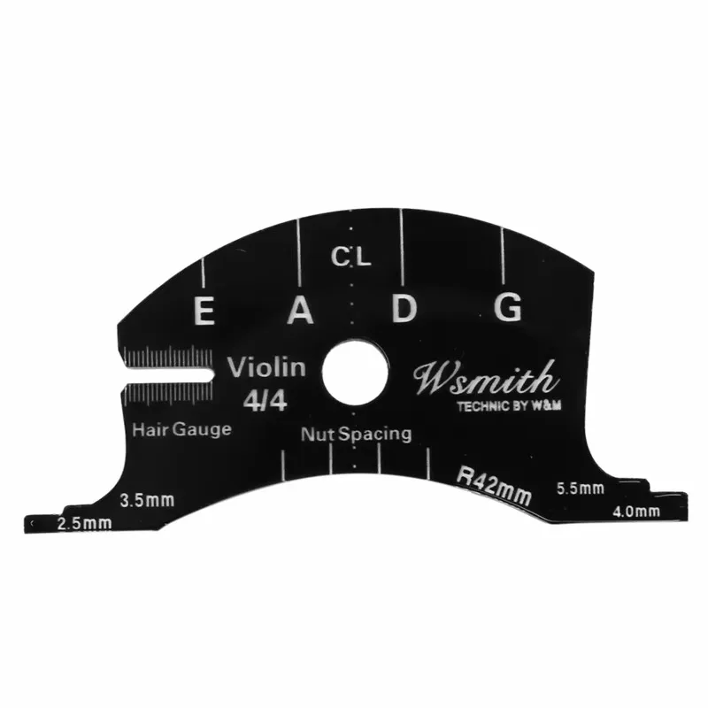 Black piano making tool violin measuring ruler instrument making tool bridge template