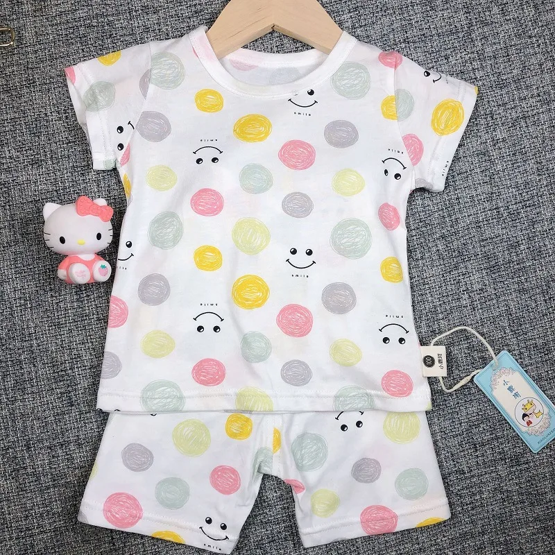 Summer Infant Newborn Baby Boy Clothes Children Clothing Set for Girls Kids T-Shirt Shorts 2PCS Outfits Cotton Boys Clothing
