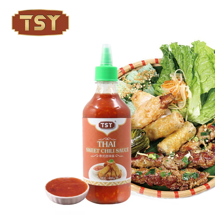 TSY Food OEM Brand Wholesales Bulk Thailand Flavor Dipping Chicken Thai Sweet Hot Chilli Sauce Manufacturer