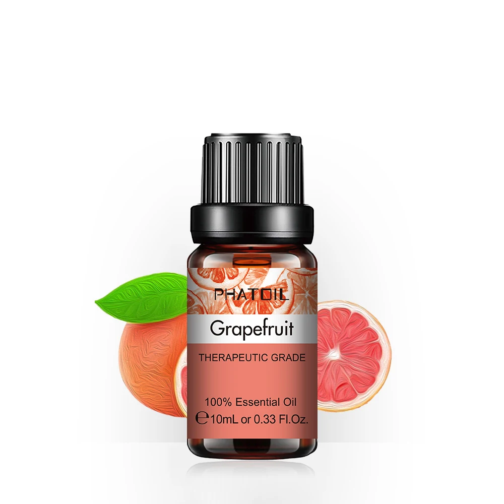 10ML Grapefruit Essential Oil Wholesale 100% Pure Plant Essential Oil For Car Fresheners Aroma Diffuser