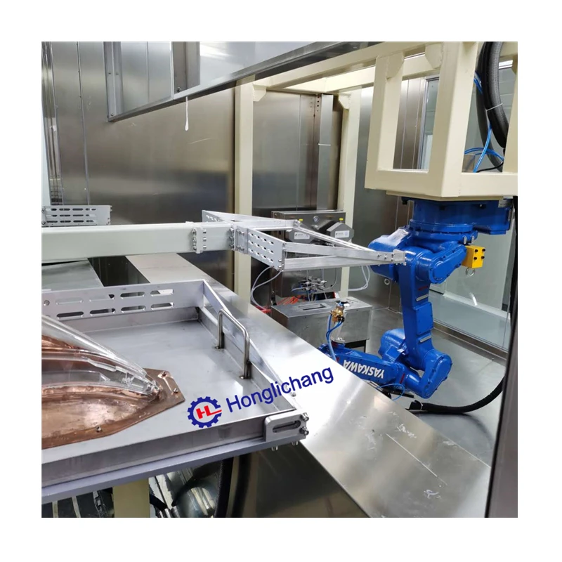 Automatic Robotic Spray Headlamp Anti - fog Spray Coating Line