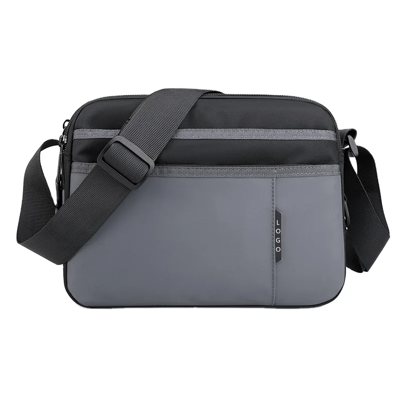 wholesale custom print water proof cheap inclined business shoulder crossbody messenger  bags for men