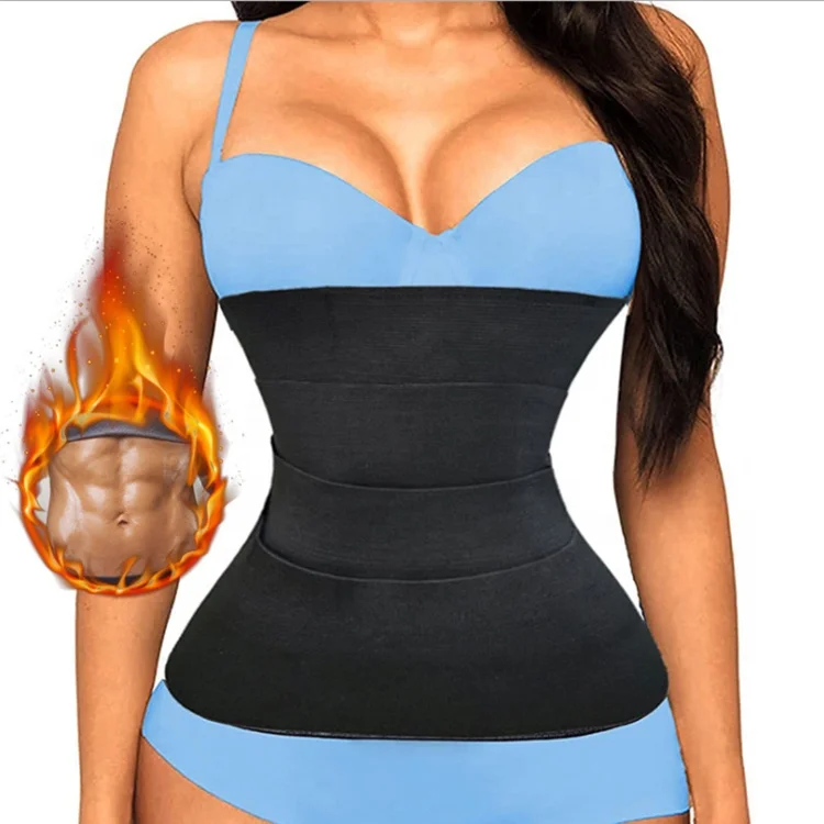 Women Body Shaper Shapewear Waist Wrap Trimmers Nylon Cincher Slimming Belts Tummy Trimmer