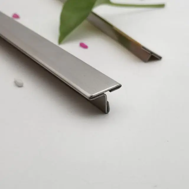 New Arrival Free Sample T Slot Shaped Stainless Steel Tile Trim