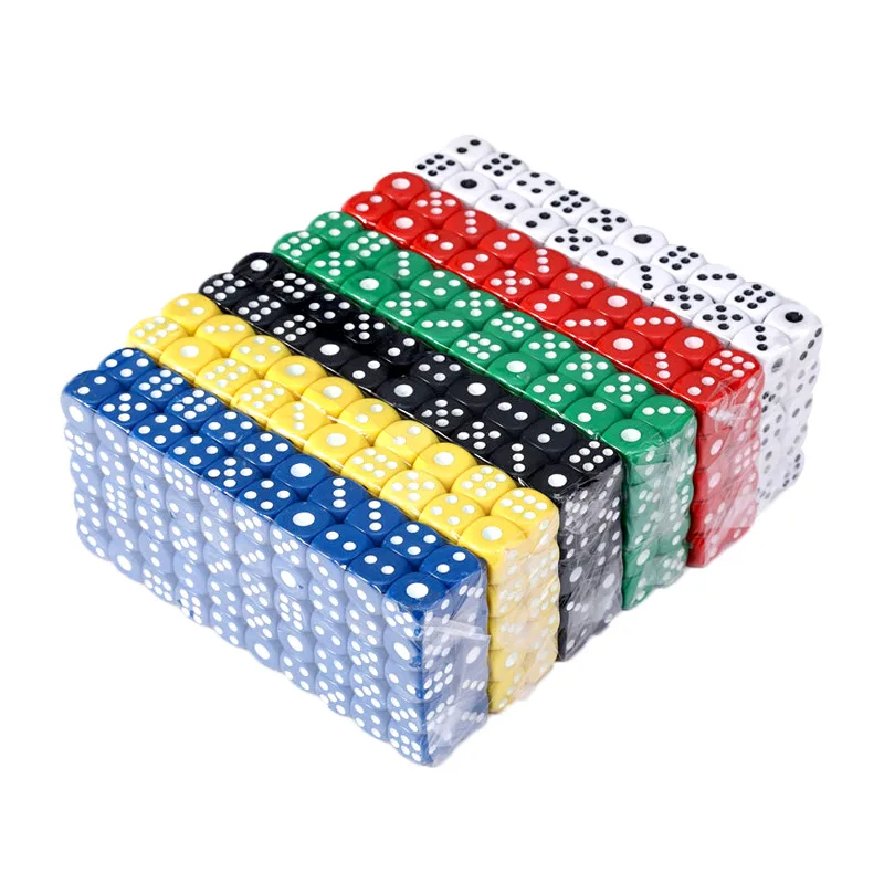 W High Quality Acrylic Customized Engraved logo game dice