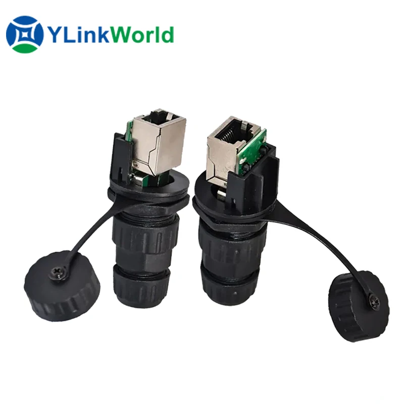 rj45 rj 45 plastic connector cable quick push pull aviation medical electronical led audio solar auto power automotive connector