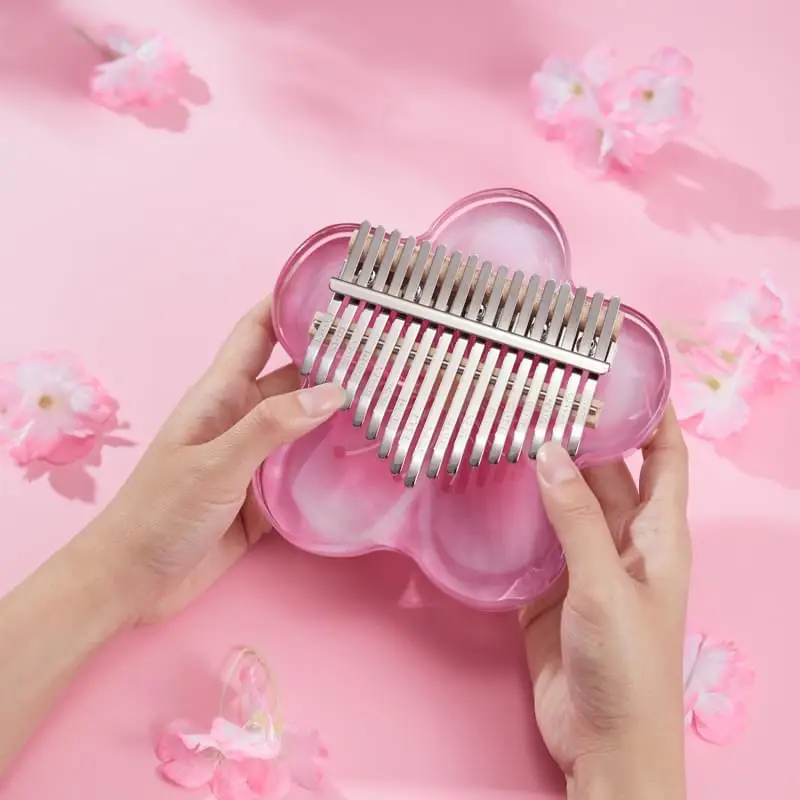 17keys acrylic kalimba thumb piano calimba small percussion instruments canada