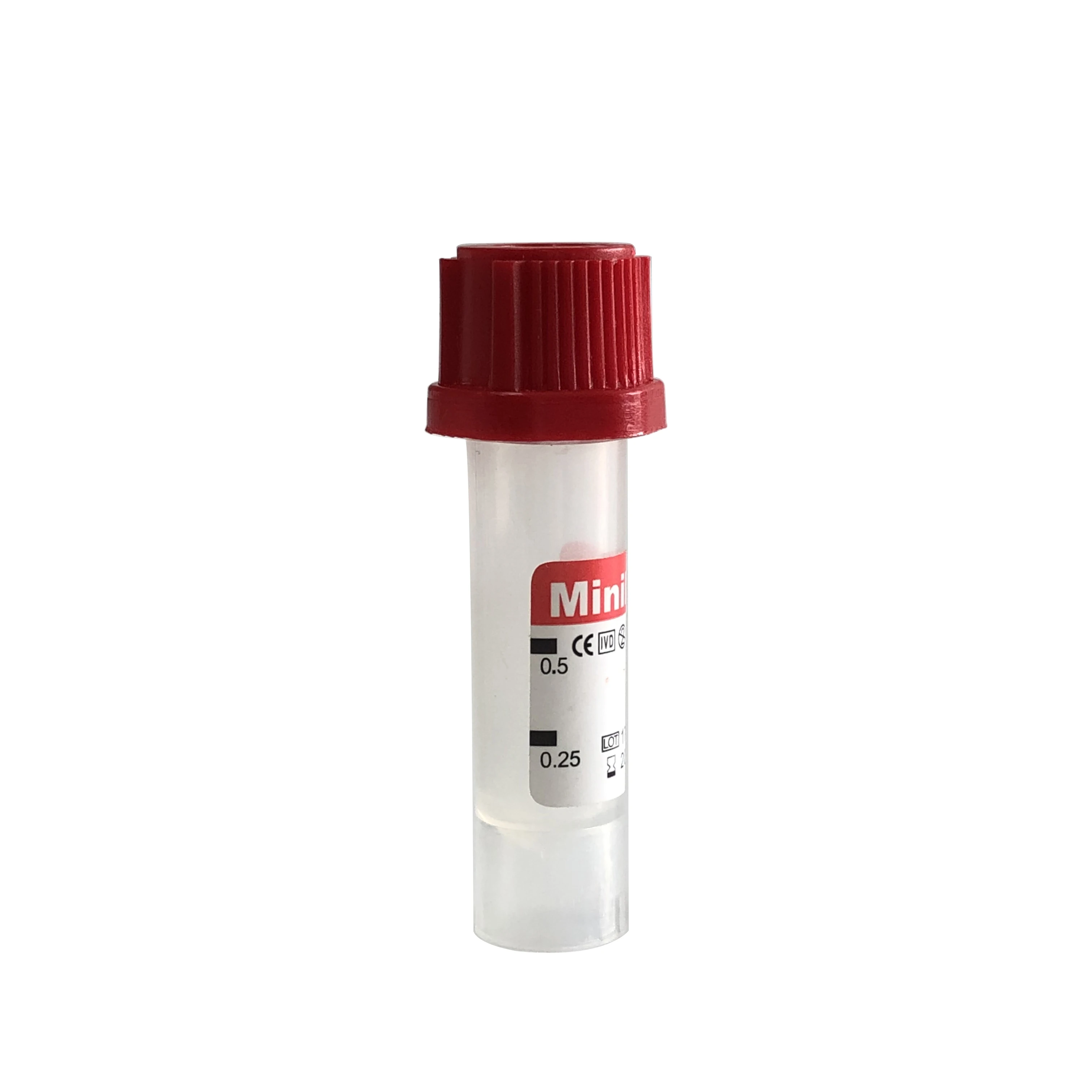 Lab Medical Multi Specification CE Approval Reliable Transportation Edta 0.25ml 0.5ml Micro Blood Collection Tube