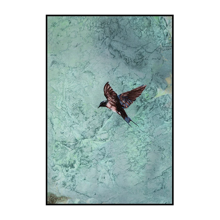 embroidery Modern light luxury style painting of birds decorative painting traditional chinese painting horse wall art