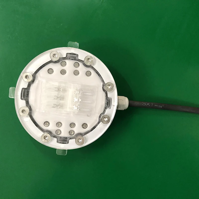 Aluminum Wired Embedded Pavement Marker Cat Eye Light 24v DC Cable Type Tunnel Cross Road Underground  LED Road Stud