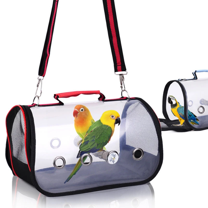 Wholesale Light weight Bird Travel Cage Pet Carrier Travel Bag Breeding Cage