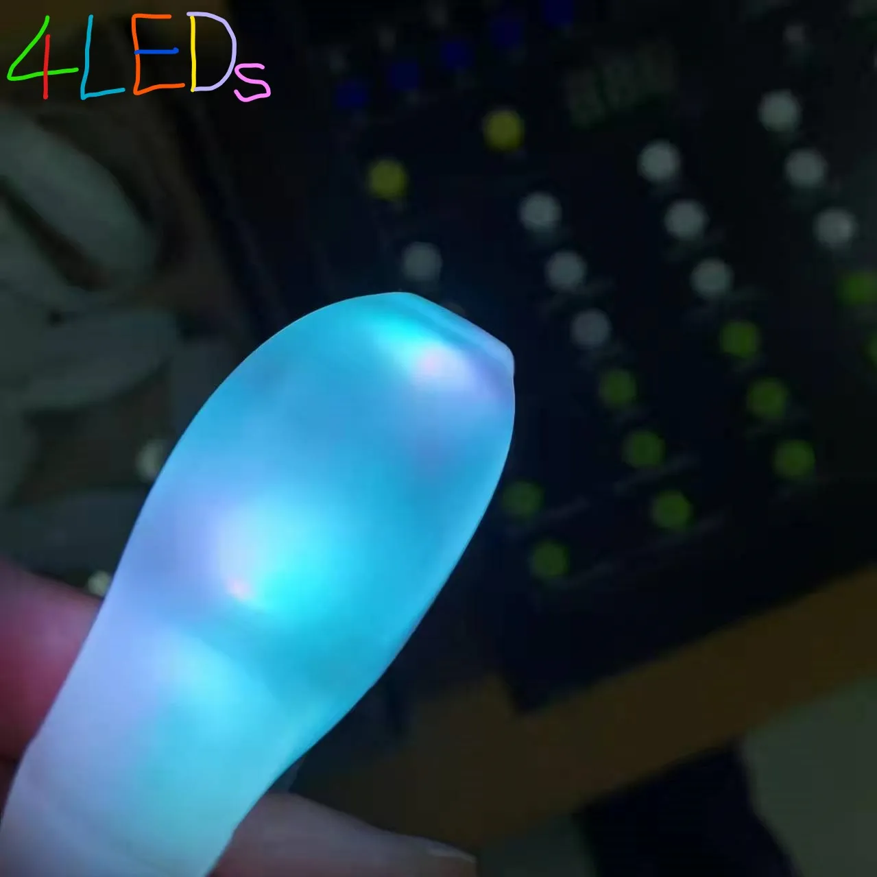 SUNJET New Product 4 LED Lights Custom Logo Remote Controlled LED Bracelet, DMX Control LED Wristband For Event