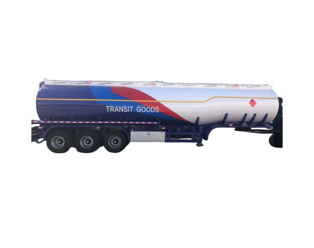 2024 Good Product 3Axles 60cbm Beer/Oil Aluminum Tanker Trailer Transporting  Diesel Gasoline Fuel Tank Semi Trailer for Sale