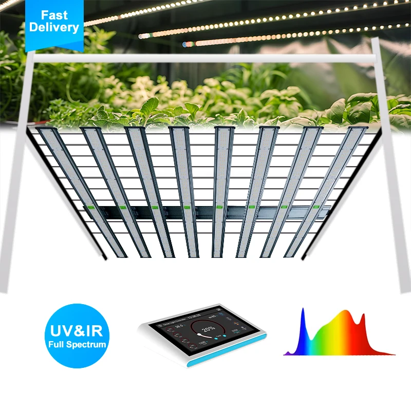 Новый 640w/880w/1000w полный спектр света для выращивания сельского хозяйства гидропонное оборудование вертикальный сад
