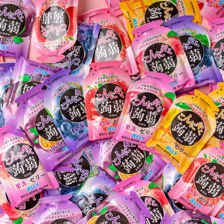 Wholesale Customized Good Quality 520g Konjac Jelly (five Flavors) Fruit Flavor Jelly