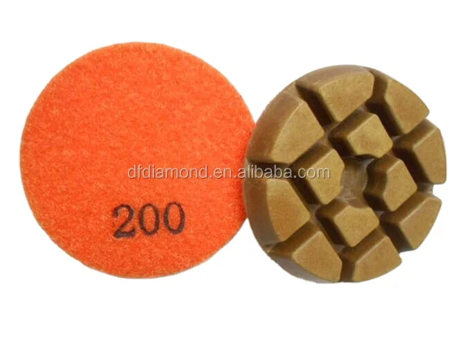 4 дюйма 100 мм Угловая шлифовальная машина алмазная Смола Гранит Мрамор Бетон влажная сухая Гибкая полировальная подушка