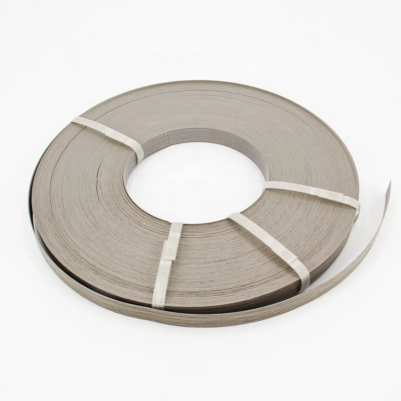 Eco-Friendly flexible 3mm wood grain edge trim banding pvc