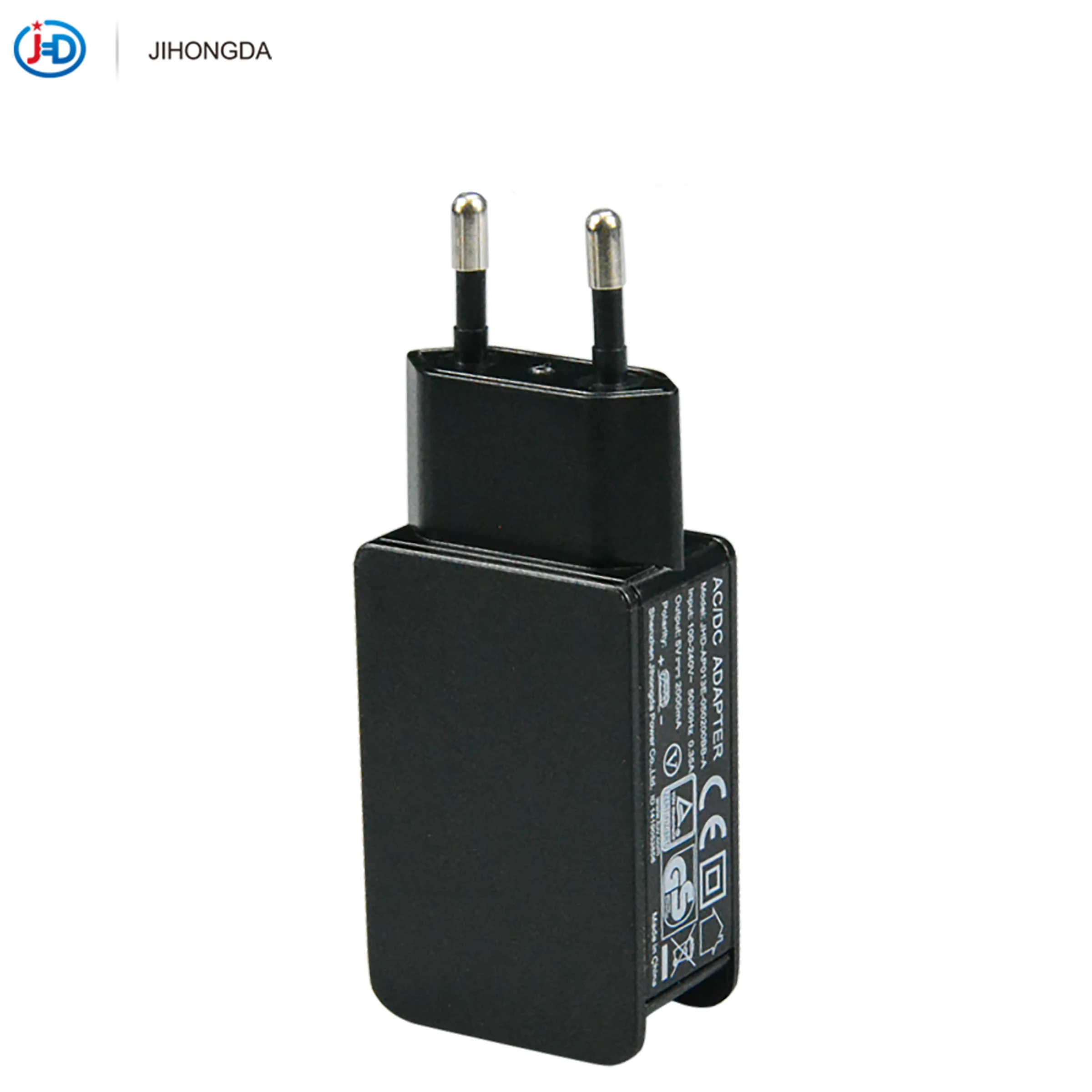Factory new design eu plug 13w 5v 2a us jp uk eu au standard black power adapter for scanner/MP4 player/console/smart phone