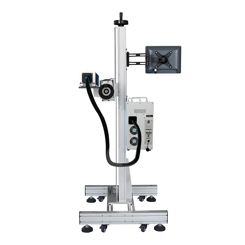 Laser Marking Machine 20w 30w 50w Fiber Co2 UV Online High Speed Flying Laser Engraving Printing Machine