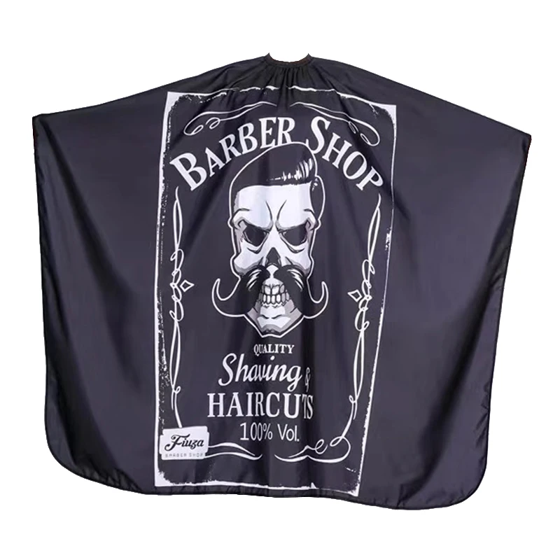 Polyester Black Coloring Hair Cutting Capes Salon Hairdressing Cape Barber Cape Custom Logo