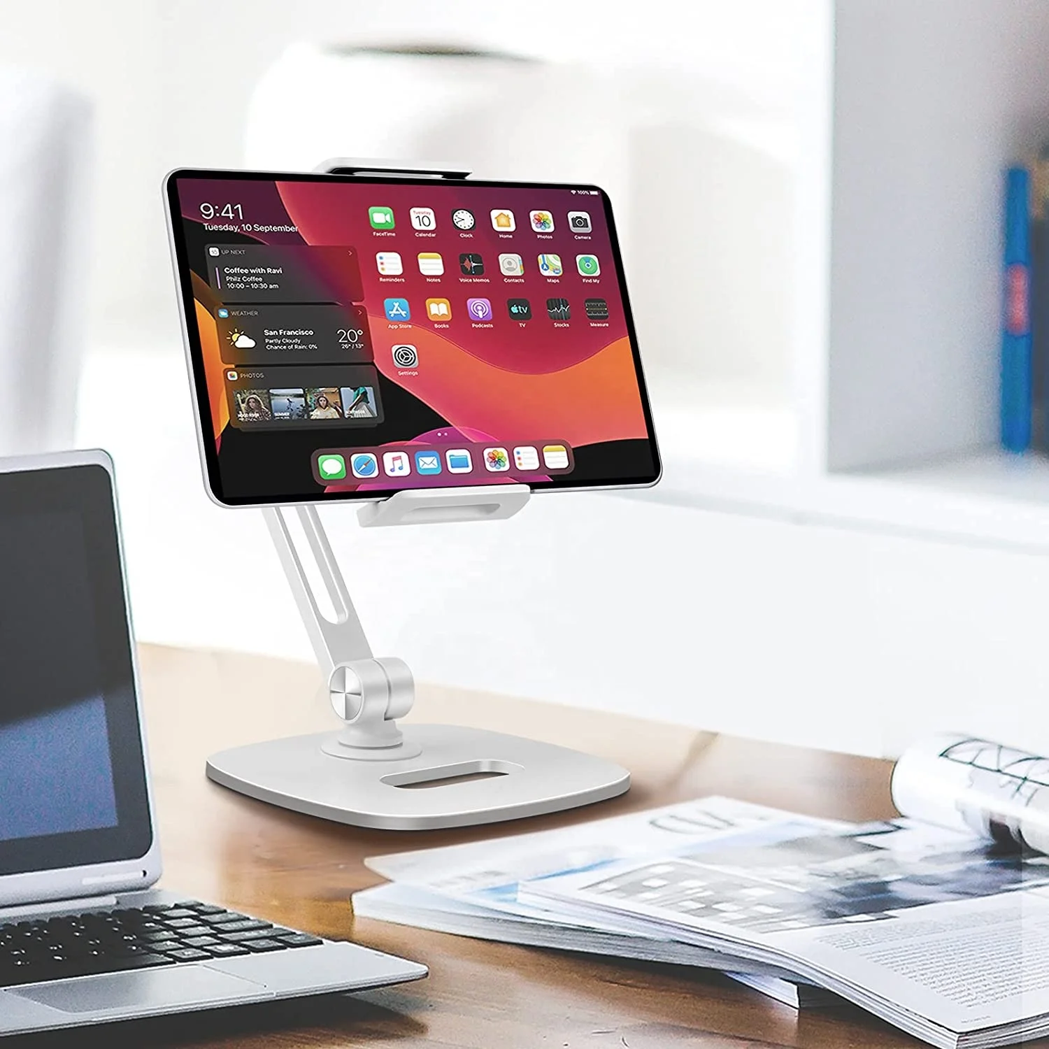 Регулируемая подставка для планшета, совместимая с планшетами 4-13 дюймов