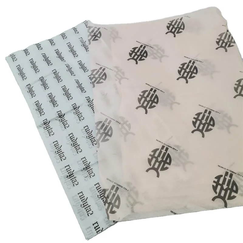 
Custom Printed Logo Tissue Wrapping Paper for clothing tissue paper for packaging 