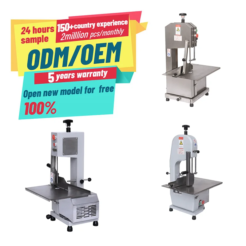 Low price industrial multifunctional big power multiple models frozen bone/fish saw meat cutting machine  with blade