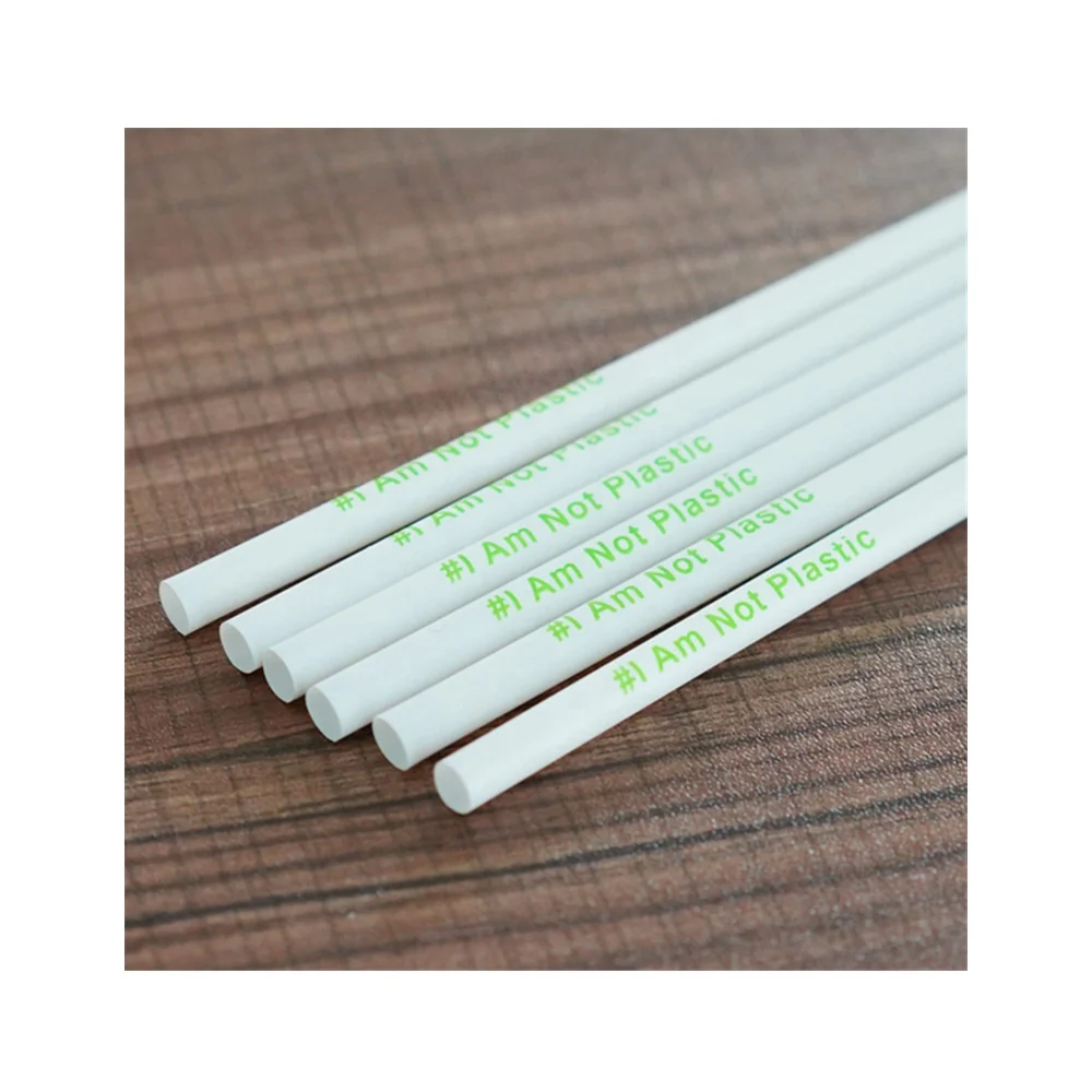 100% Biodegradable Compostable drinking no plastic corn starch eco pla straw in stock